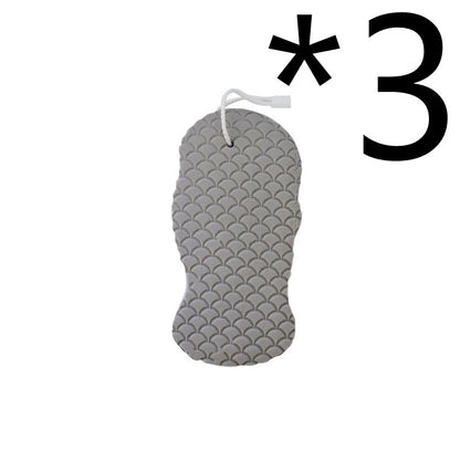 3D Body Rubbing Sponge Fish Scale Pattern Three-dimensional Bath Ball Kitchen dealsniper-net 3pcs Grey