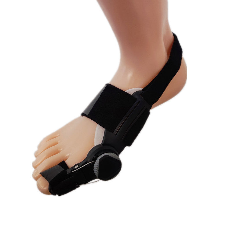 Mechanical Adjustable Hallux Valgus Day And Night Use Health dealsniper-net Black Frame Black Button