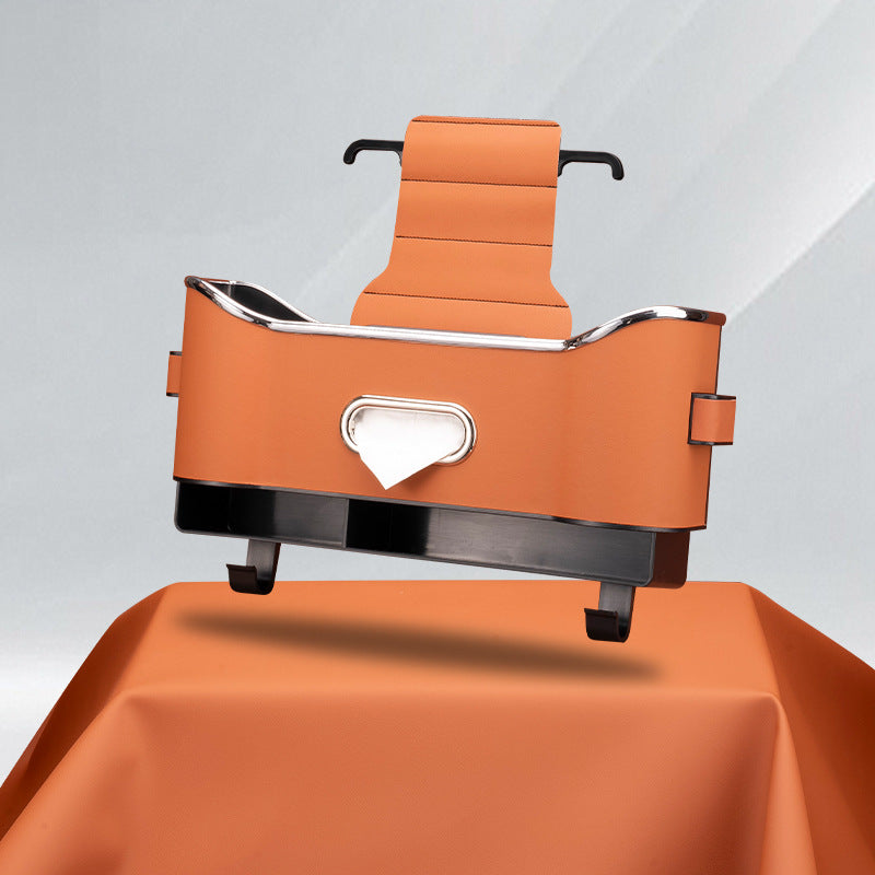 Car-used Storage Box Seat Back Tissue Box Vehicle Gym From House Emma Orange 34cmx17cmx8cm
