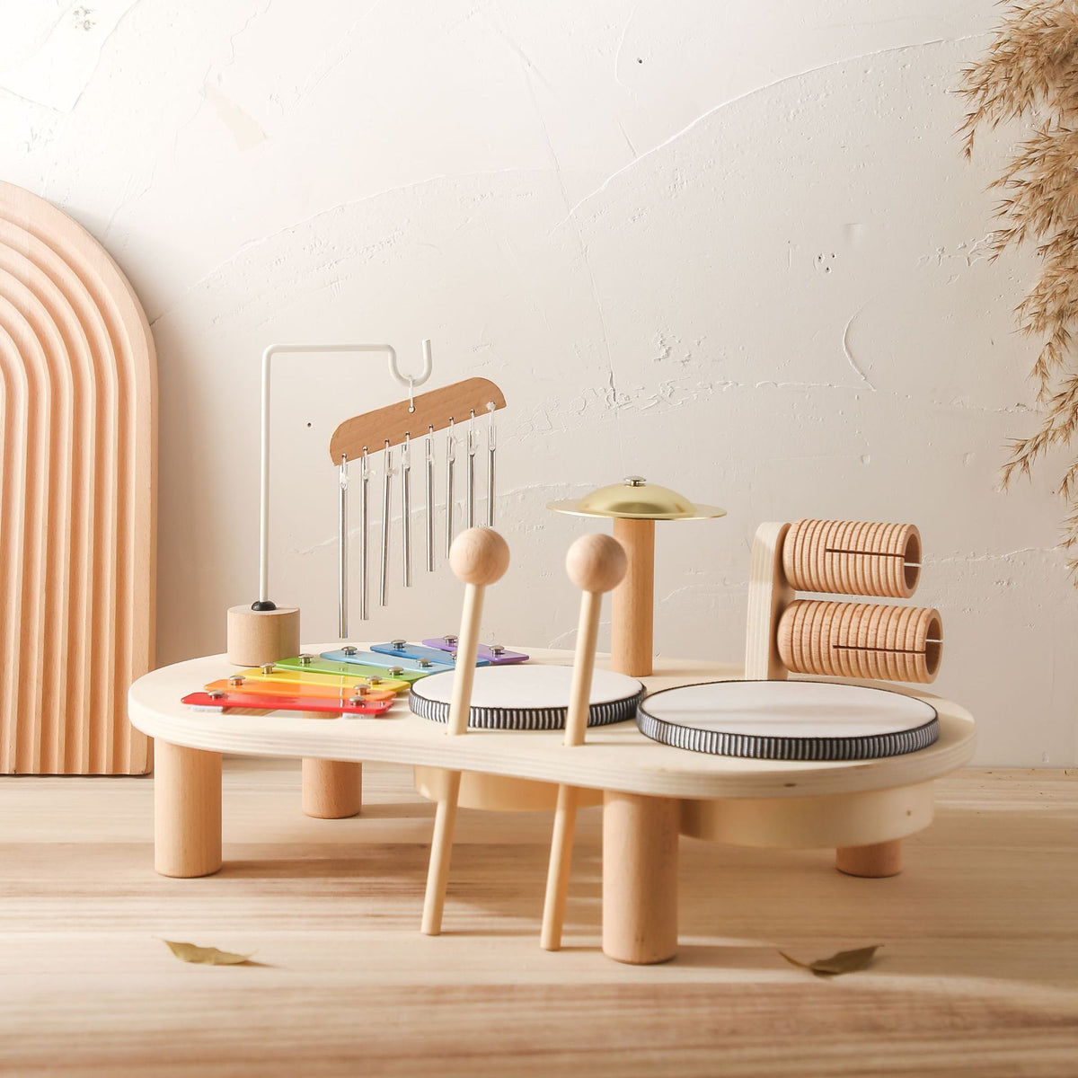 Baby Educational Toys Wooden Aeolian Bells Montessori Kids DealSniper.net