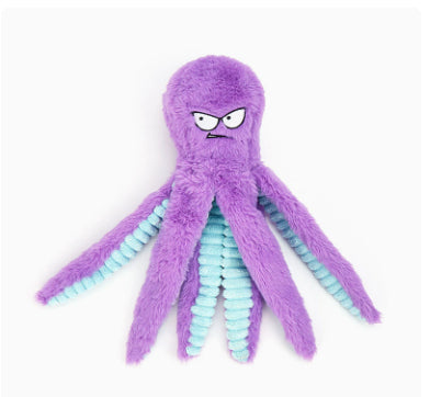 Stuffed Tough Dog Chew Toys Large Dog Toys To Keep Them Busy Pets DealSniper.net Purple