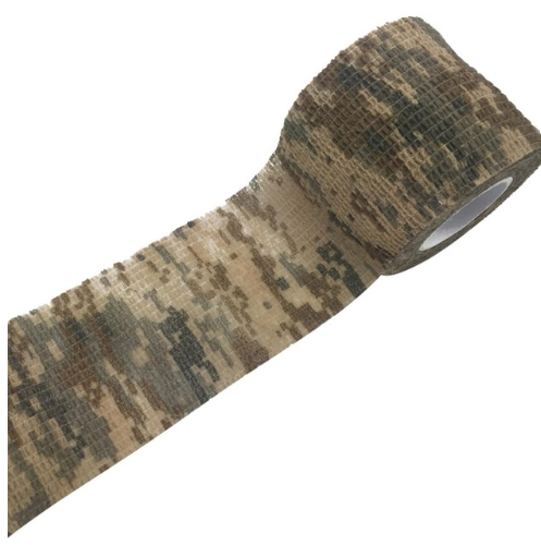 Camouflage Non-woven Elastic Bandage (Self-adhesive) Outdoor DealSniper.net 6style 5cm 1pc