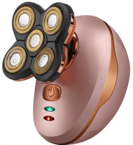 Multifunction 4D Electric Shaver 5 In 1 Men's Razor Beard Shaving Men DealSniper.net Gold
