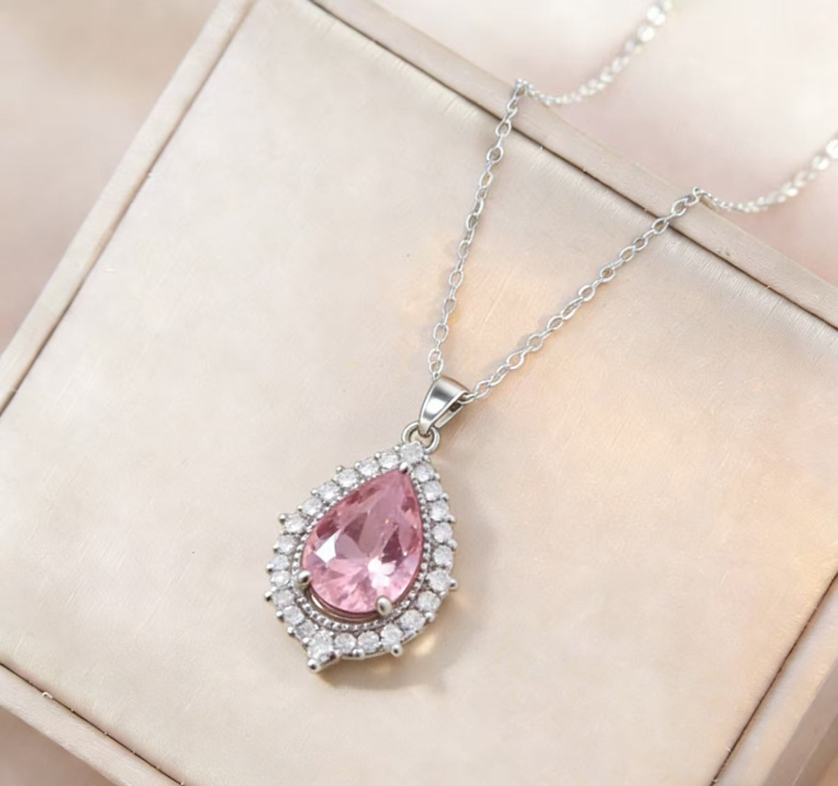 Lucky Water Drop Necklace For Women,Trendy Fashion Jewelry Gym From House 003