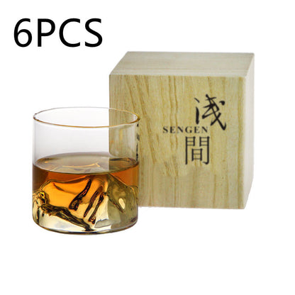 Niche Japanese Whiskey Glass Deals dealsniper-net Transparent6pcs