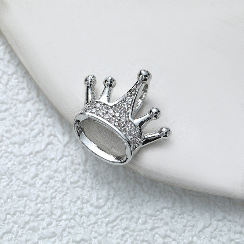 Fashionable Commuter Trendy Micro-Inlaid Zircon Ice-Type Necklace Jewelry Gym From House 602k crown