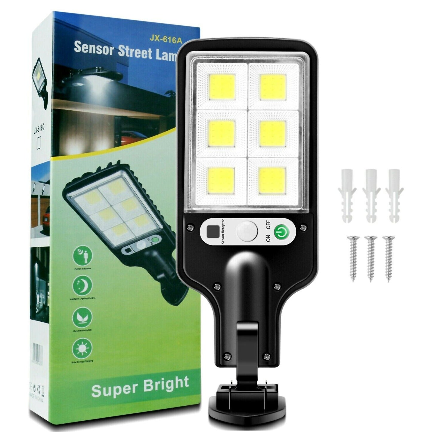 LED Solar Motion Sensor Light Bright Garden Outdoor