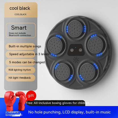 Children's Music Boxing Machine Blue Light Hitting Kids Gym From House Children's Gloves