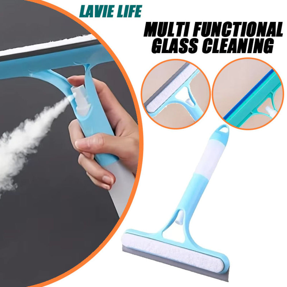 Multi-function Glass Wiper Home Cleaning Brush Sprayer House DealSniper.net