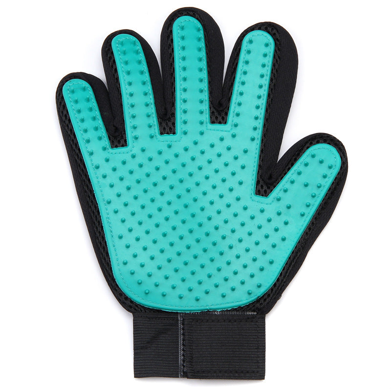 Pet Gloves Cat Petting Gloves Float Hair Cleaning Comb Pets DealSniper.net Right Hand Green XKST