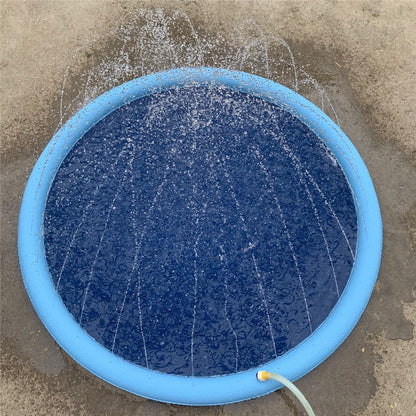 Non-Slip Splash Pad For Kids And Pet Dog Pool Summer Outdoor Pets dealsniper-net