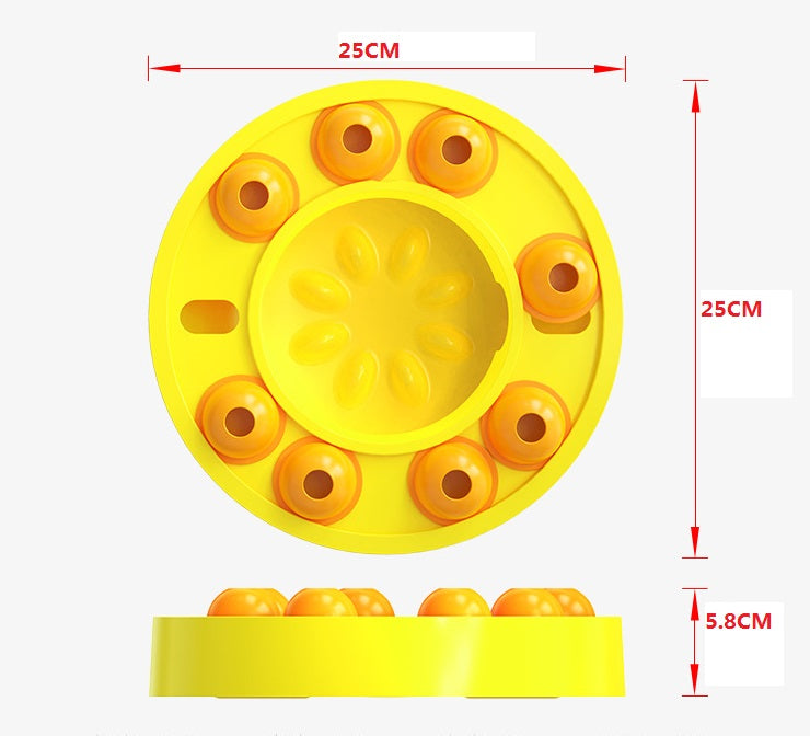 Train Pet Supply Turntable To Automatically Leak Food Pets Gym From House