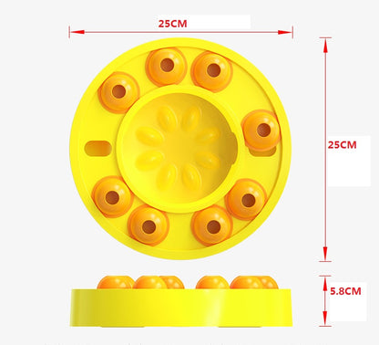 Train Pet Supply Turntable To Automatically Leak Food Pets Gym From House