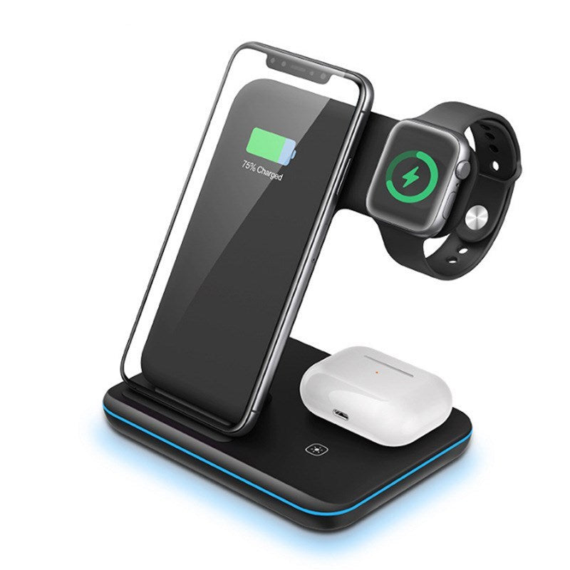 Compatible With Three-in-one Bracket Wireless Charger Electronics DealSniper.net