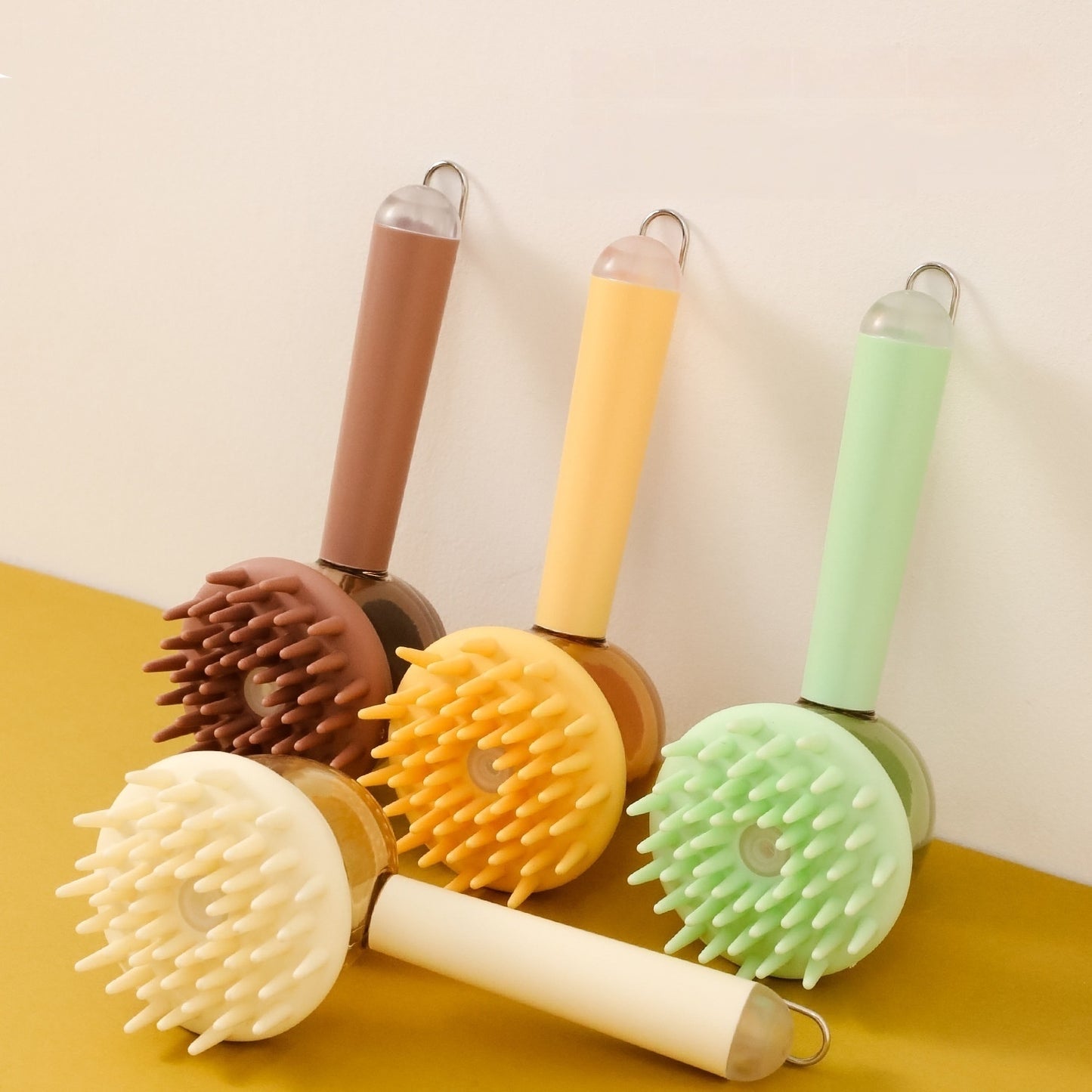 3 In 1 Pets Bath Brush Shower Massage Brush Pets Gym From House