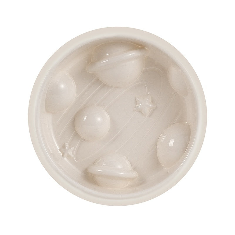 Planet Shape Slow Feeding Bowl Non-slip Anti-tumble Pets dealsniper-net
