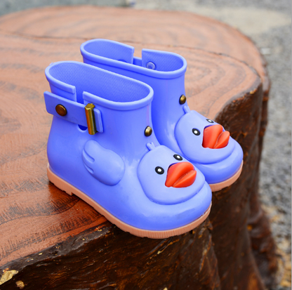 Children's rain boots Korean version of non-slip water shoes