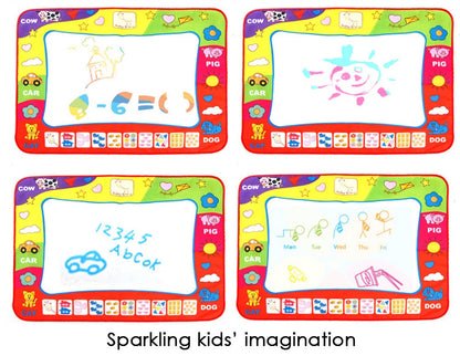 80 x 60cm Baby Kids Add Water with Magic Pen Doodle Painting Hobby dealsniper-net