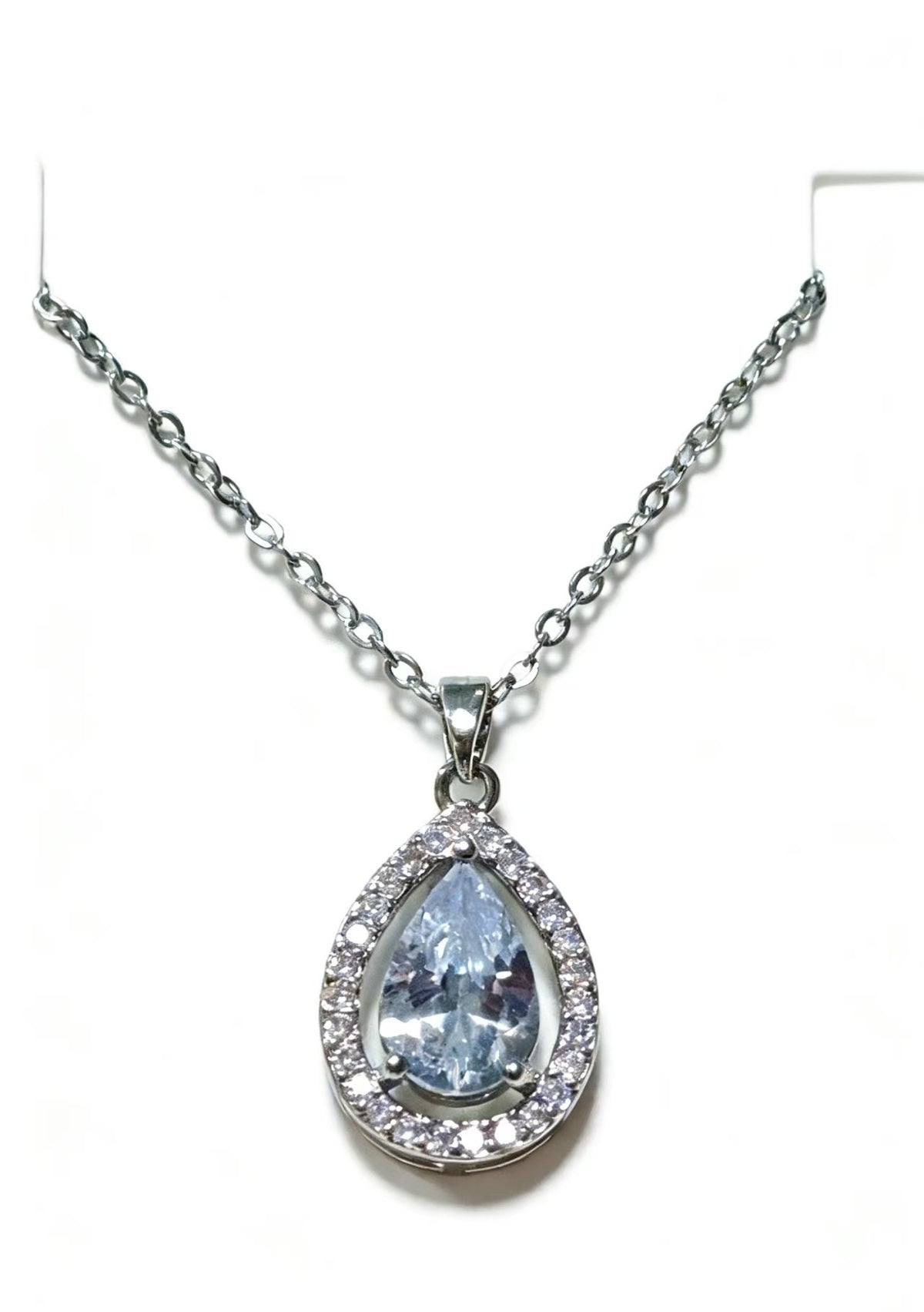 Lucky Water Drop Necklace For Women,Trendy Fashion Jewelry Gym From House 009