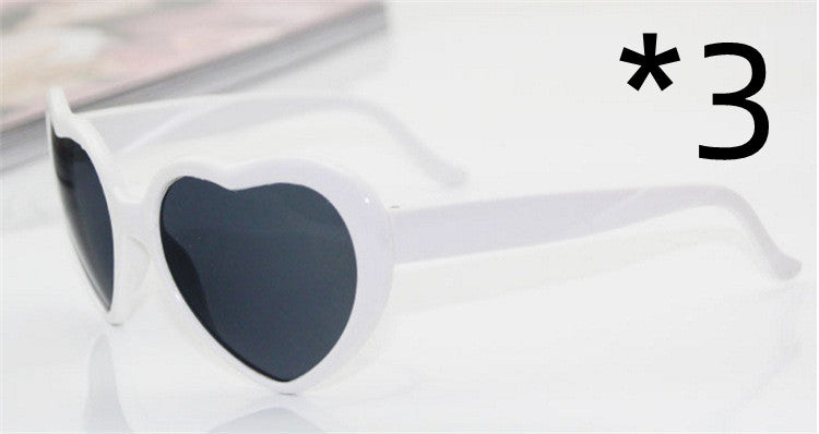 Night Lights Change Love Special Effects Glasses Sunglasses Deals DealSniper.net 3pcs White