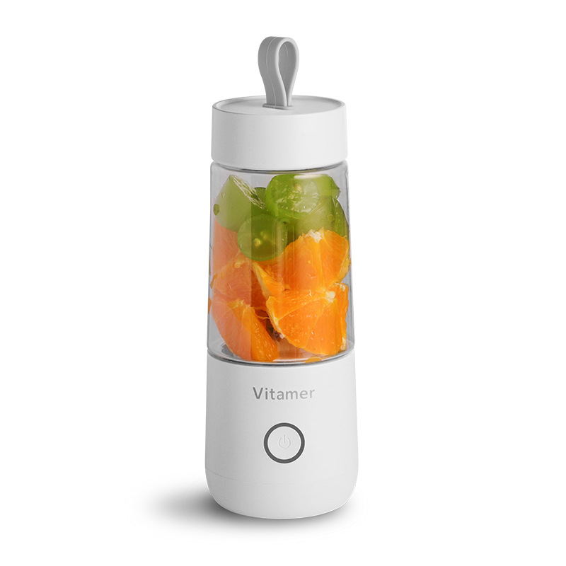 350ml Portable Blender Juicer Electric USB Rechargeable Kitchen dealsniper-net White