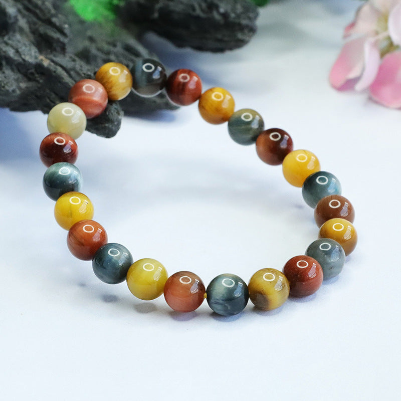 Dream Colorful Tiger Eye Qingshi Crystal Bracelet For Women Jewelry dealsniper-net