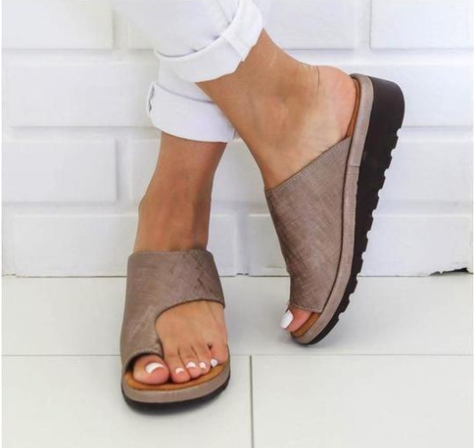 Summer Slippers Shoes For Women Flip Flops Non-Slip Sandals Platform Beach Shoes Women DealSniper.net Khaki 34