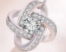 925 Sterling Silver Necklace For Women Forever Heart AAA Zircon Mosaic Necklaces & Pendants Gift Kitchen DealSniper.net Gold pendant