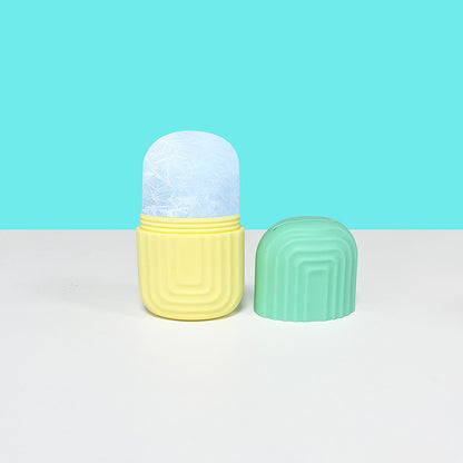 Silicone Face Ice Tray Pore Shrink Beauty Beauty Tools Beauty DealSniper.net Opp Bag Packaging Type A Yellow Green