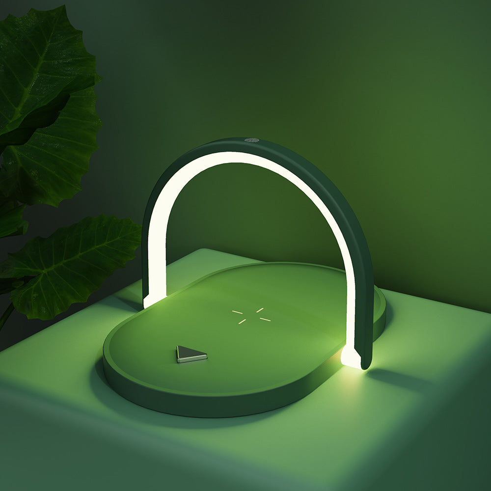 3 In 1 Foldable Wireless Charger Night Light Wireless Charging Light Gadgets dealsniper-net Green