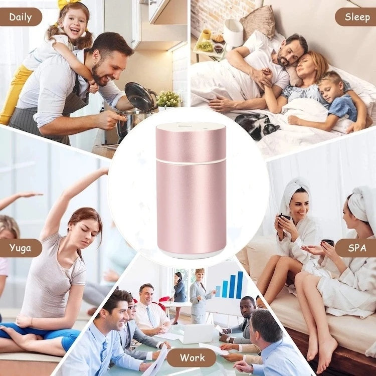 USB Waterless Essential Oil Car Aroma Diffuser Scent Fragrance House dealsniper-net