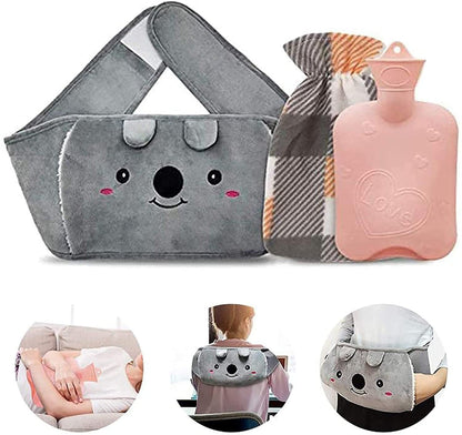 Winter Water Bottle Belt Large Hand Warmer Cute Animal Hot Water Health Gym From House