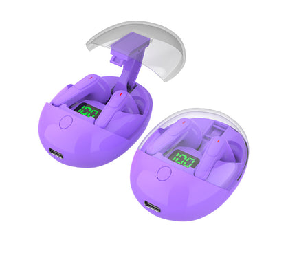Wireless Bluetooth Headset Stereo Private Mode Touch Headset Electronics dealsniper-net Purple