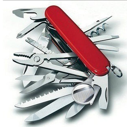 Multifunctional Stainless Steel SwissArmy Knife Outdoor DealSniper.net 91mm