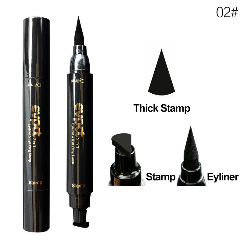 Double-headed wing seal eyeliner Beauty dealsniper-net Evpct big