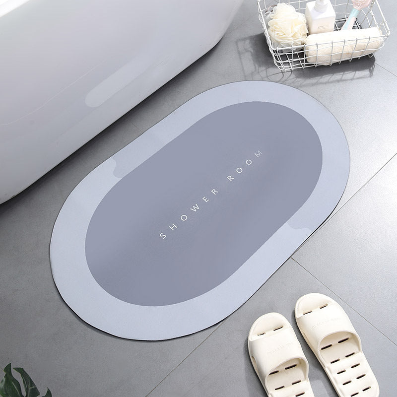 Home Bathroom Super Absorbent Shower Bath Mat House Gym From House CWhite 400MMx600MM
