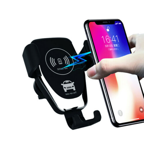 10W QI Wireless Fast Car Charger Mount Holder Stand Automatic Clamping Charging Phones DealSniper.net