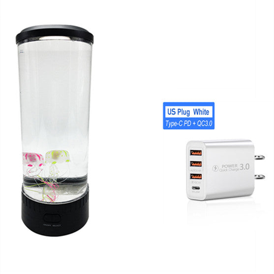 Jellyfish Light LED Light Home Decor Gym From House Black with US adapter