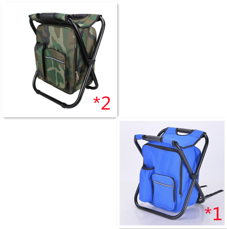 Multifunction Outdoor Folding Chair Ice Cooler Picnic Bags Camping