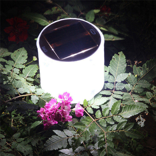 Inflatable Solar Light LED Solar Powered Foldable Light Outdoor