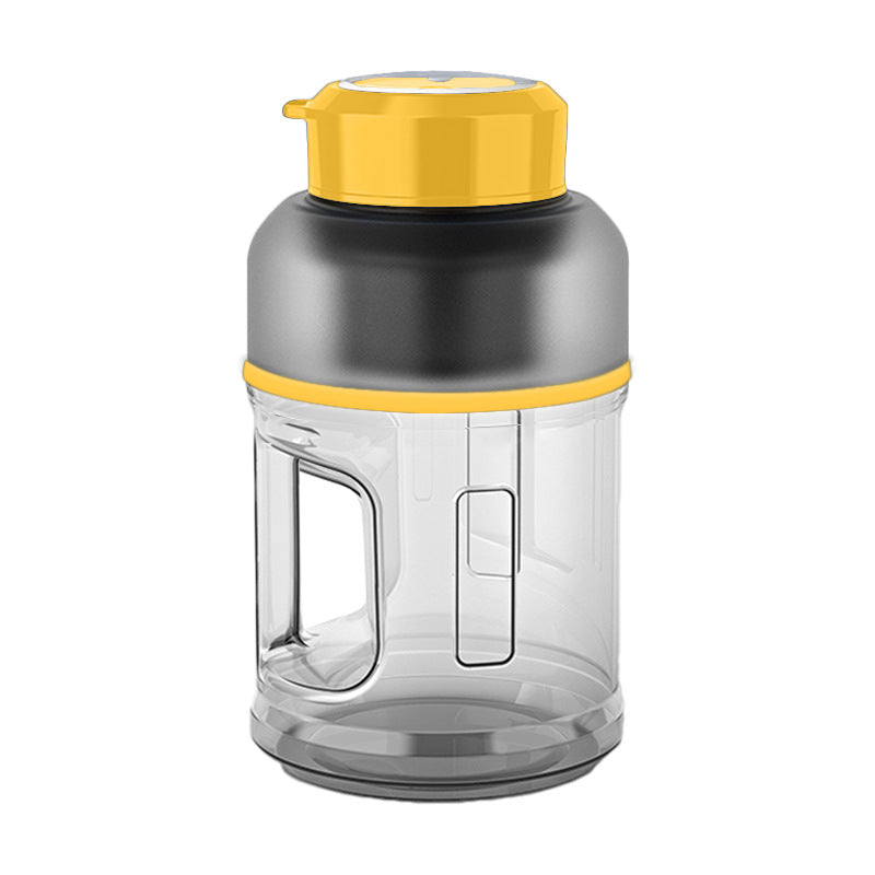 1500ml Portable Blender Cup Fruit Mixers Fruit Extractors Handheld Outdoor DealSniper.net Yellow USB