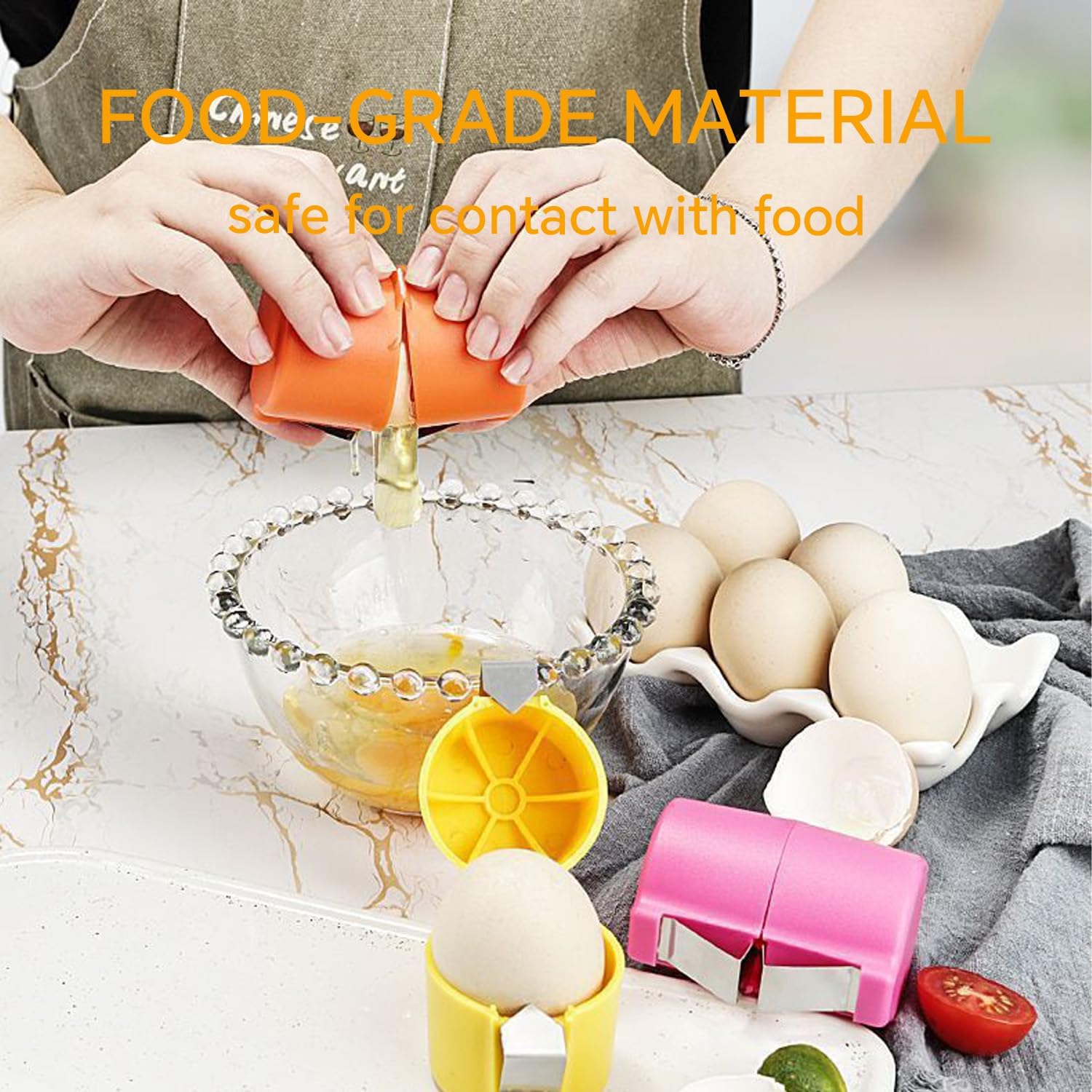 Egg Shell Opener For Hard Boiled Eggs Egg Peeler Tool Handheld Kitchen Gym From House