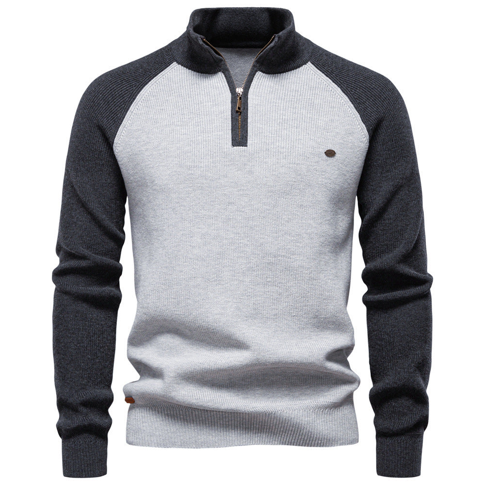 New Men's European Size Cross-Border Sweater, Long-Sleeve Men Gym From House