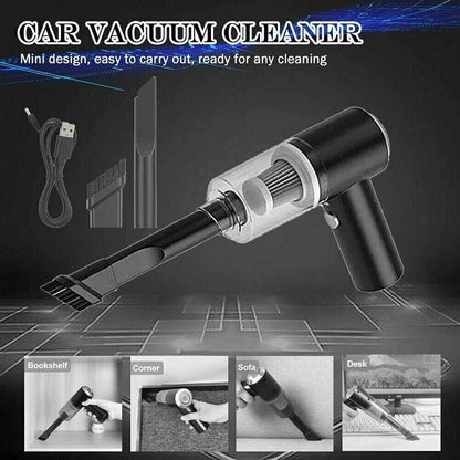 Portable Car Vacuum Cleaner, Handheld Vacuum High Power Cordless, Hand Vacuum Rechargeable Easy To Clean Car Interior, Desktop, Sofa, Keyboard, Drawer And Crevices, Small Spaces Vehicle dealsniper-net