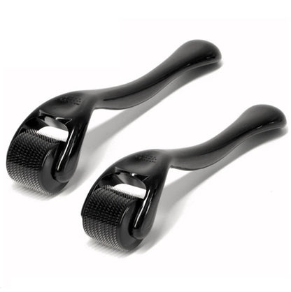 Black Skin Microneedle Wrinkle Beard Roller Men dealsniper-net