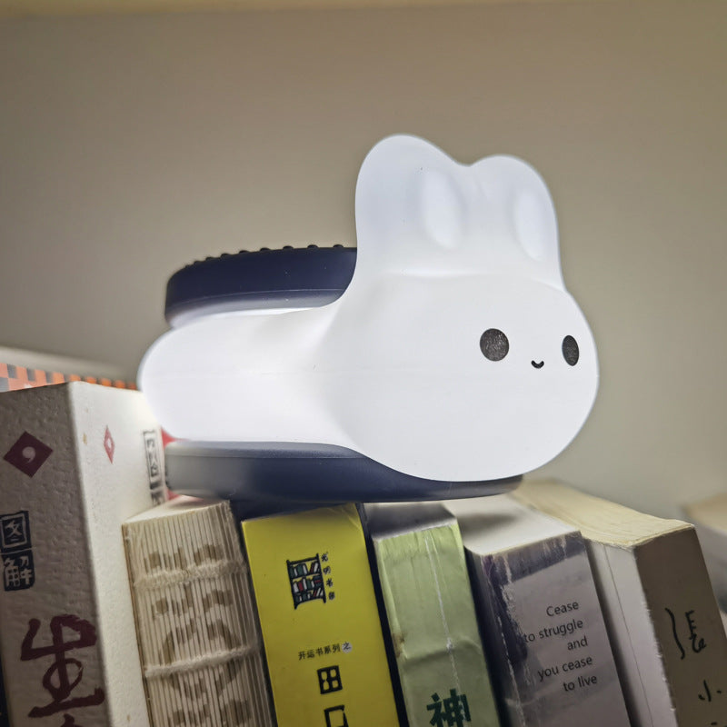 Little Rabbit Mini Silicone Clapping Lamp Home Decor Gym From House