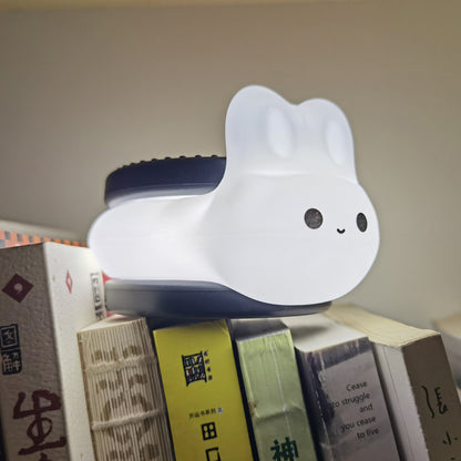 Little Rabbit Mini Silicone Clapping Lamp Home Decor Gym From House