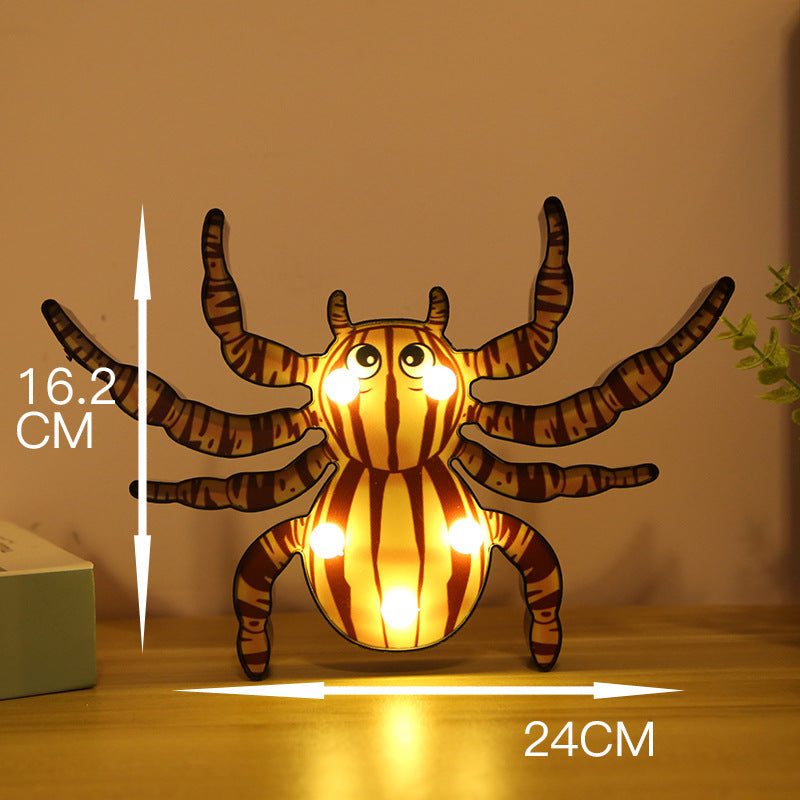 Halloween Lights Decoration LED Light Pumpkin Spider Bat