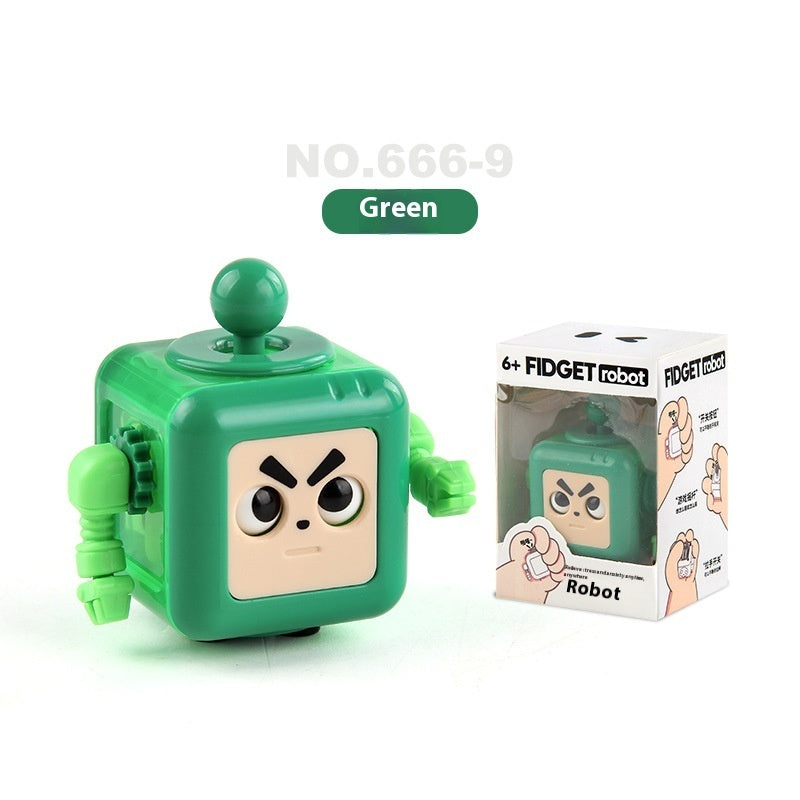 Pressure Reduction Toy Robot Compressed Decompression Toy Kids dealsniper-net Green Eye Opening 43g