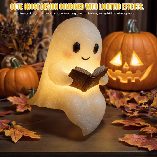 Cute LED Ghost Night Light Children's Nightlight Gift Bedside Holidays Gym From House